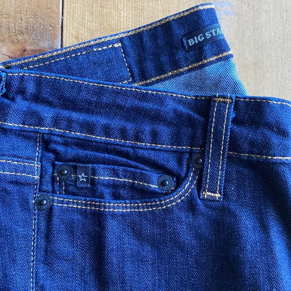 Big Star 1974 Andrea Skinny Dark Blue Jeans Size 24 - Picture 4 of 8